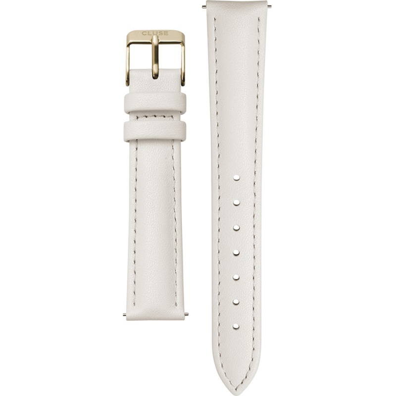 Cluse CS12308 Leather Off-White, Gold von Cluse