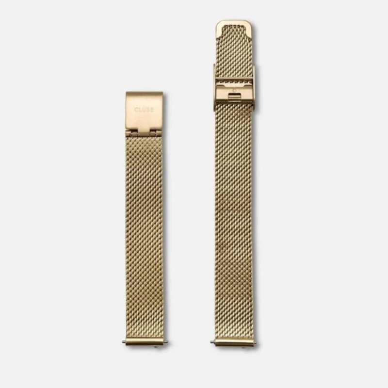 Cluse CS1401101072 Mesh Gold Watch Strap 12 mm von Cluse