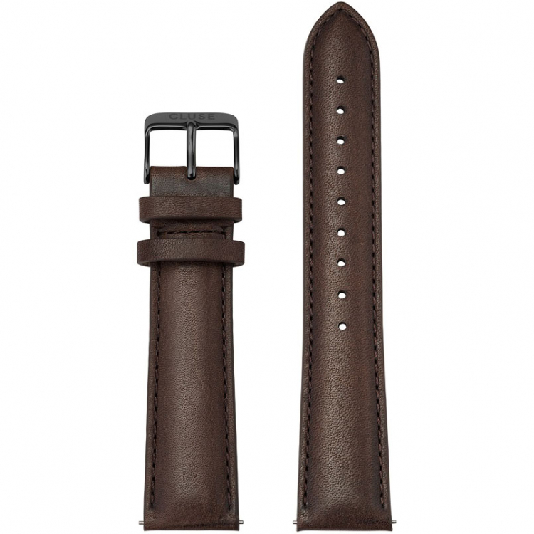 Cluse CS1408101067 SLederband 20 mm Dark Brown/ Black Cluse CS1408101067 SLederband 20 mm Dark Brown/ Black von Cluse