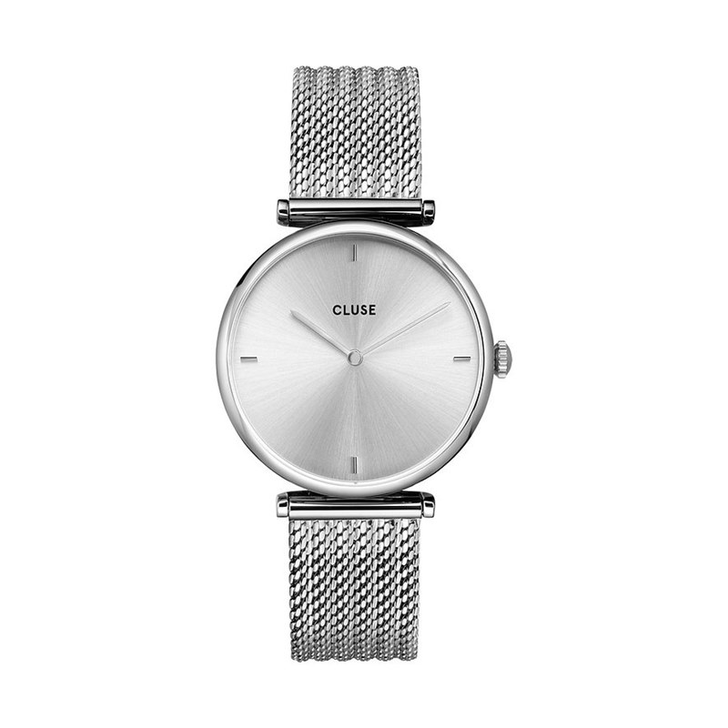 Cluse CW10402 Triomphe Mesh Full Silver Colour von Cluse