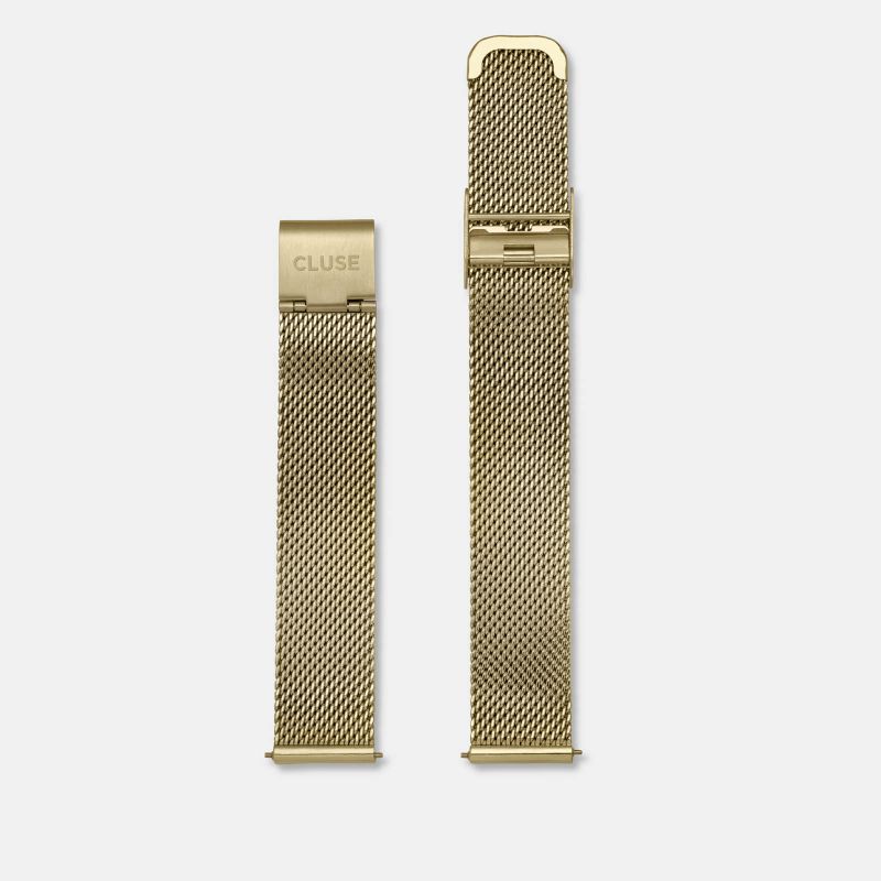 Cluse CLS346 CS1401101029 Strap 16 mm Mesh, Gold/ Gold von Cluse