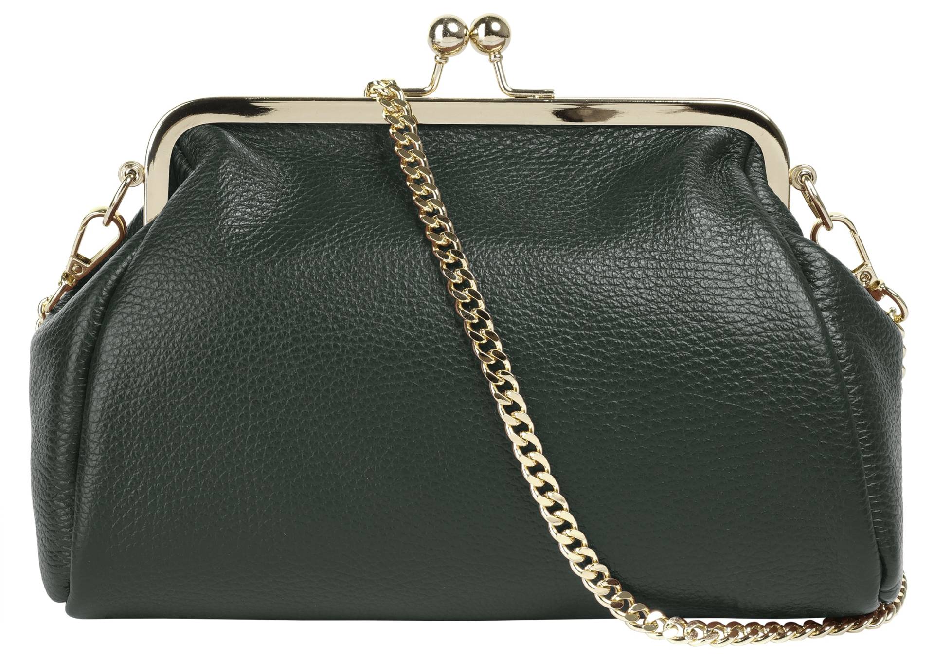 Cluty Abendtasche, echt Leder, Made in Italy von Cluty