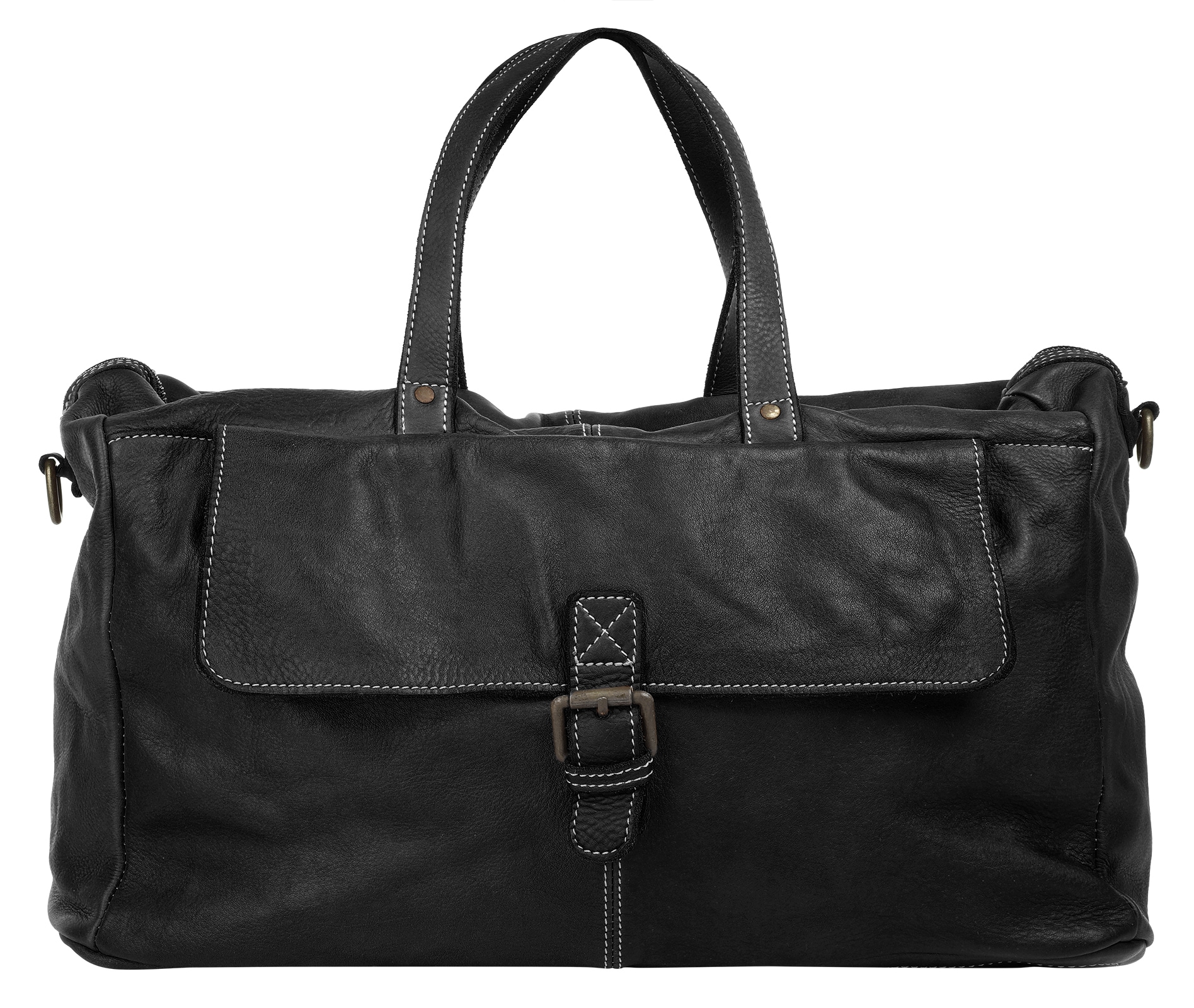 Cluty Reisetasche, echt Leder, Made in Italy von Cluty