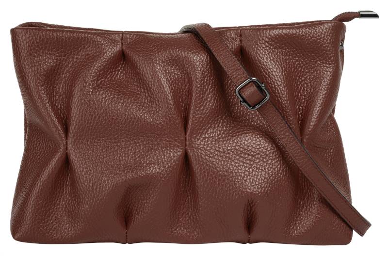 Cluty Umhängetasche, echt Leder, Made in Italy von Cluty