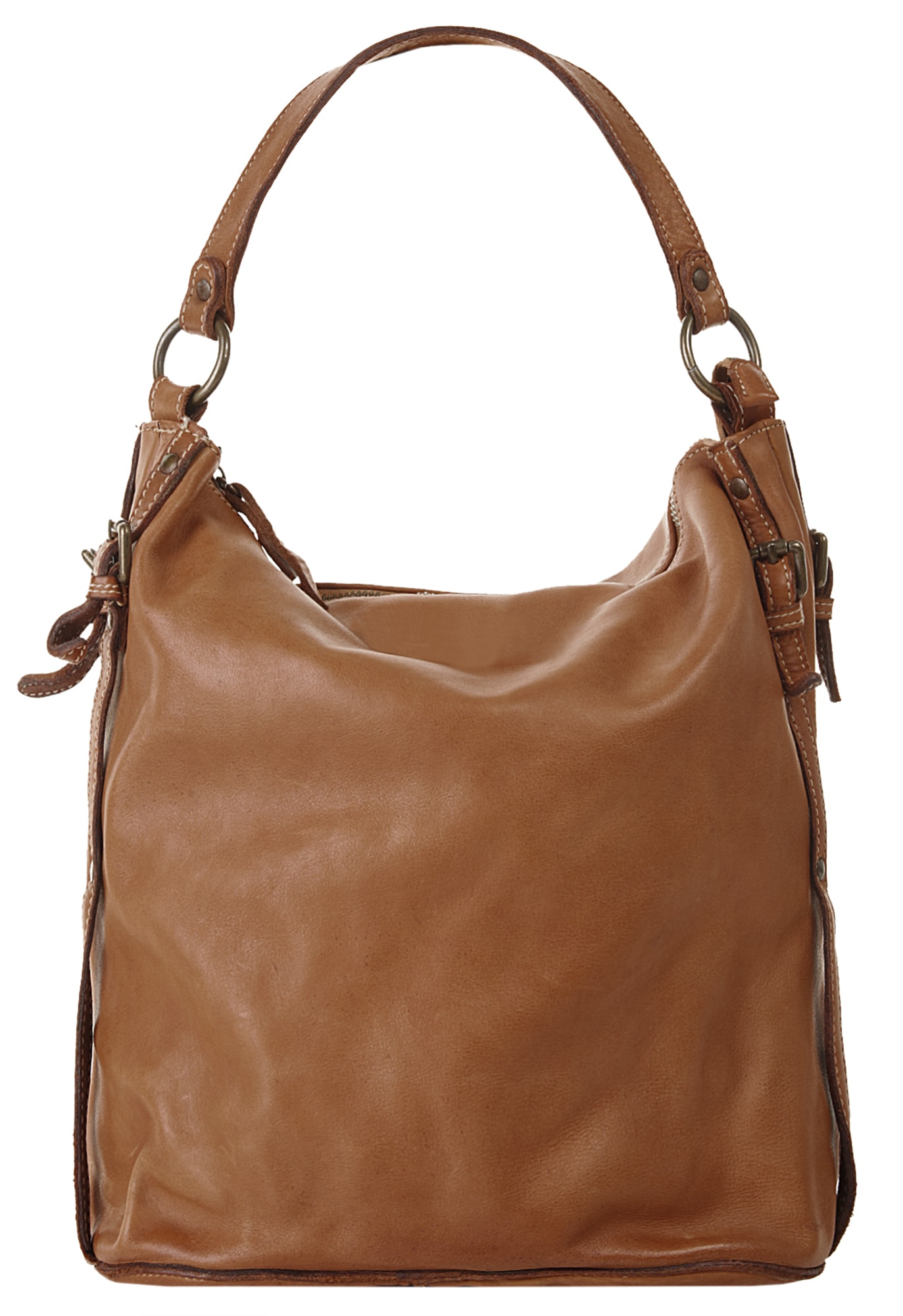 Cluty Umhängetasche, echt Leder, Made in Italy von Cluty