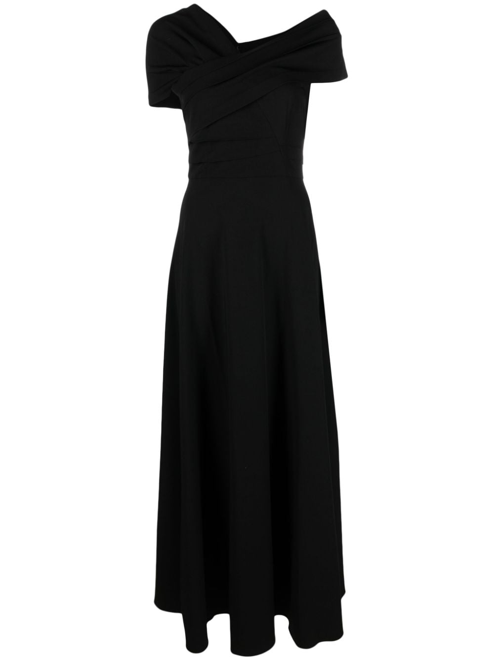 Co Grecian asymmetric maxi dress - Black von Co