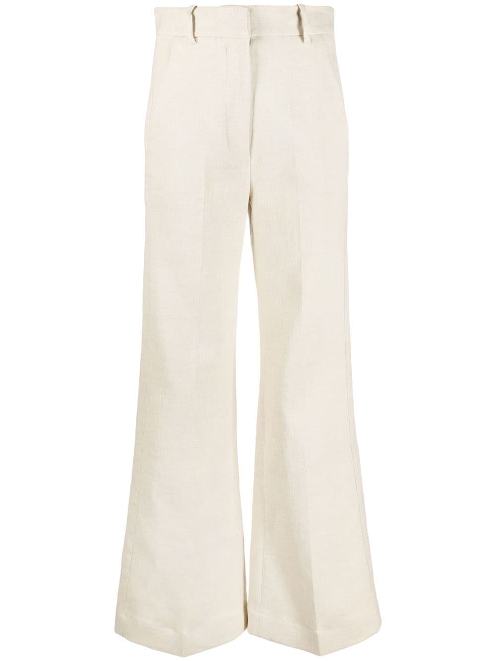 Co straight-leg cut trousers - Neutrals von Co