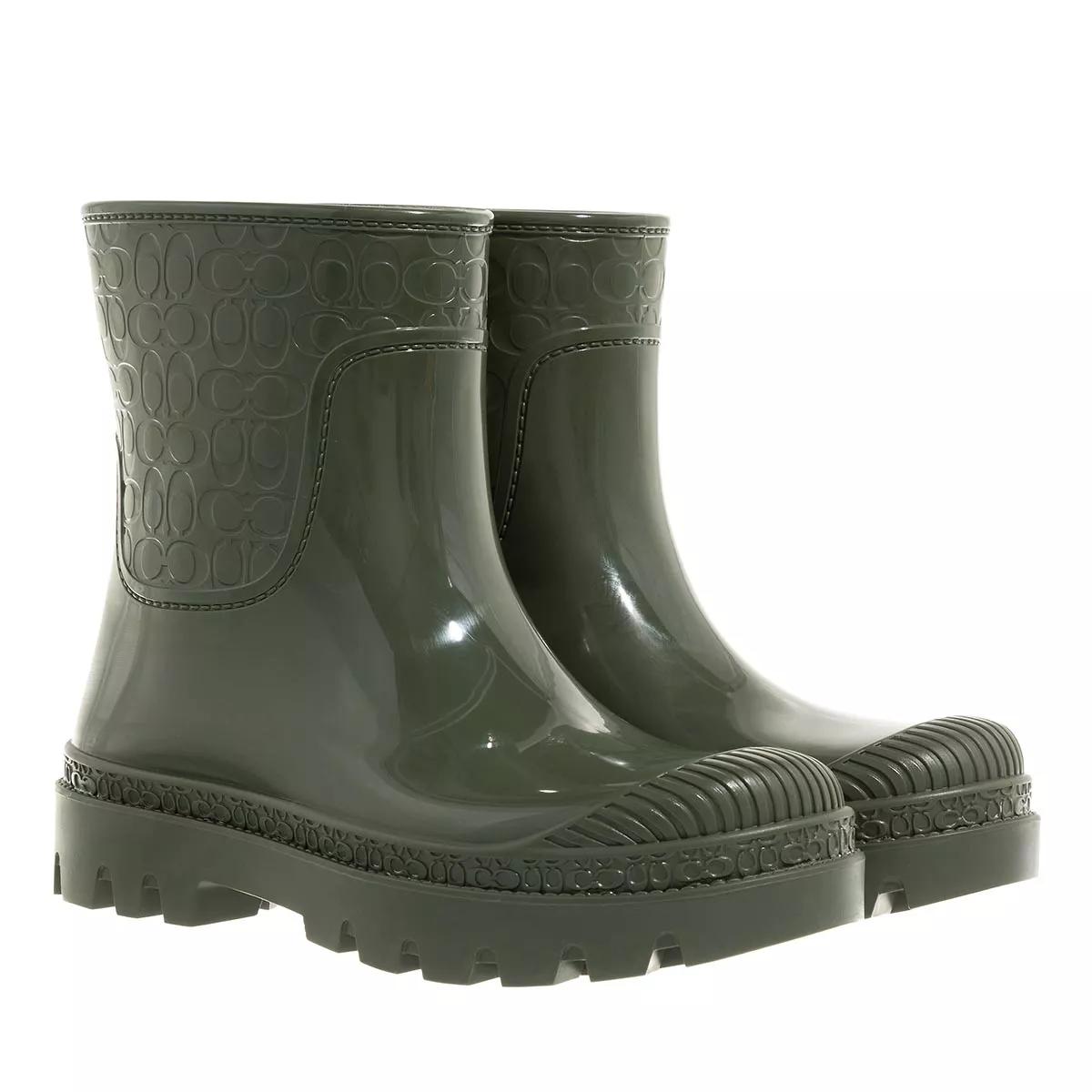 Coach Boots & Stiefeletten - Millie Rubber Rain Bootie - Gr. 36,5 (EU) - in Grün - für Damen von Coach