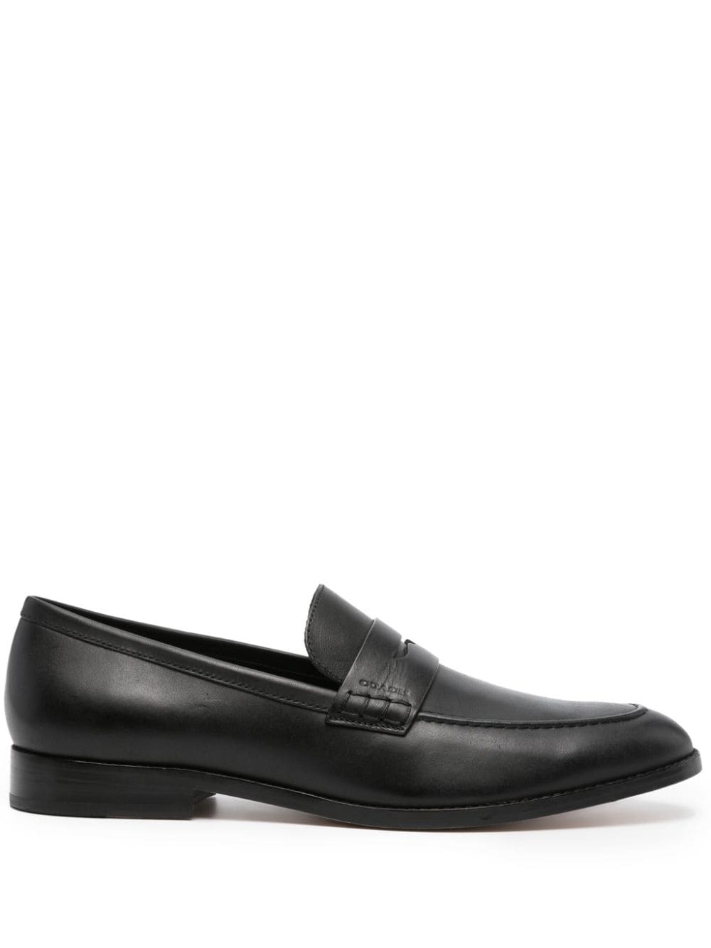 Coach Declan leather penny loafers - Black von Coach