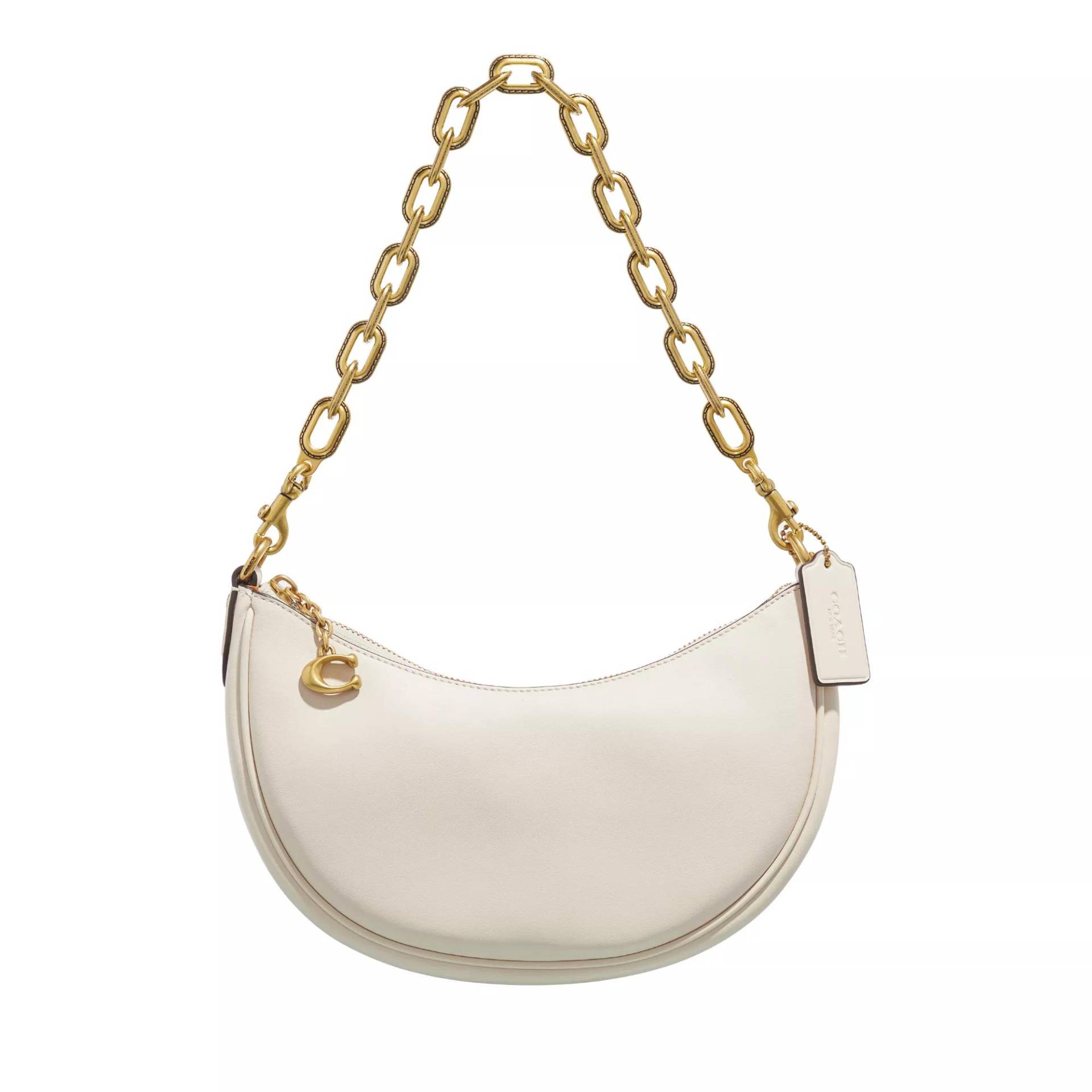 Coach Handtasche - Glovetanned Leather Mira Shoulder Bag With Chain - Gr. unisize - in Creme - für Damen von Coach