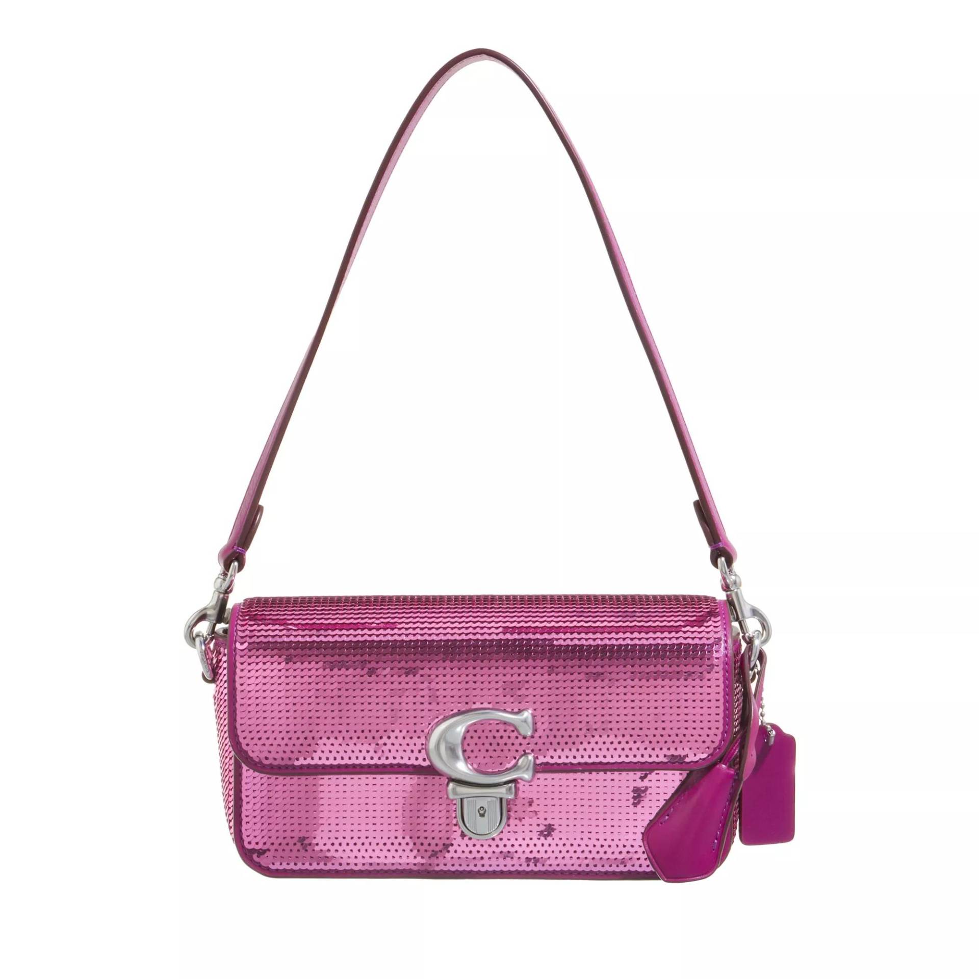 Coach Handtasche - Sequin Studio Shoulder Bag - Gr. unisize - in Rosa - für Damen von Coach