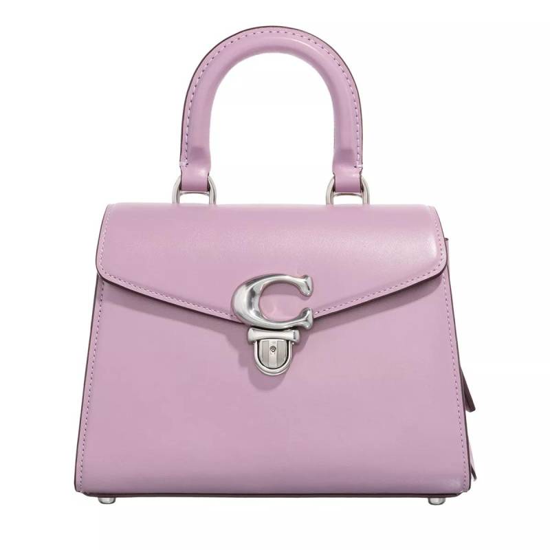 Coach Henkeltasche - Luxe Refined Calf Leather Sammy Top Handle 21 - Gr. unisize - in Weiß - für Damen von Coach