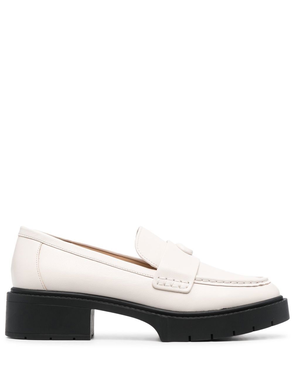 Coach Leah chunky sole leather loafers - Neutrals von Coach