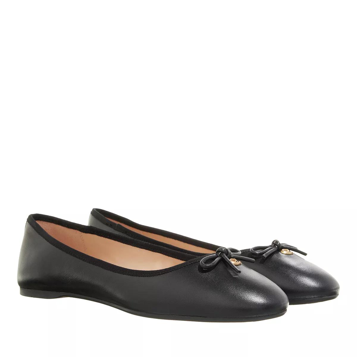 Coach Loafers & Ballerinas - Abigail Ballet Leather - Gr. 38,5 (EU) - in Schwarz - für Damen von Coach