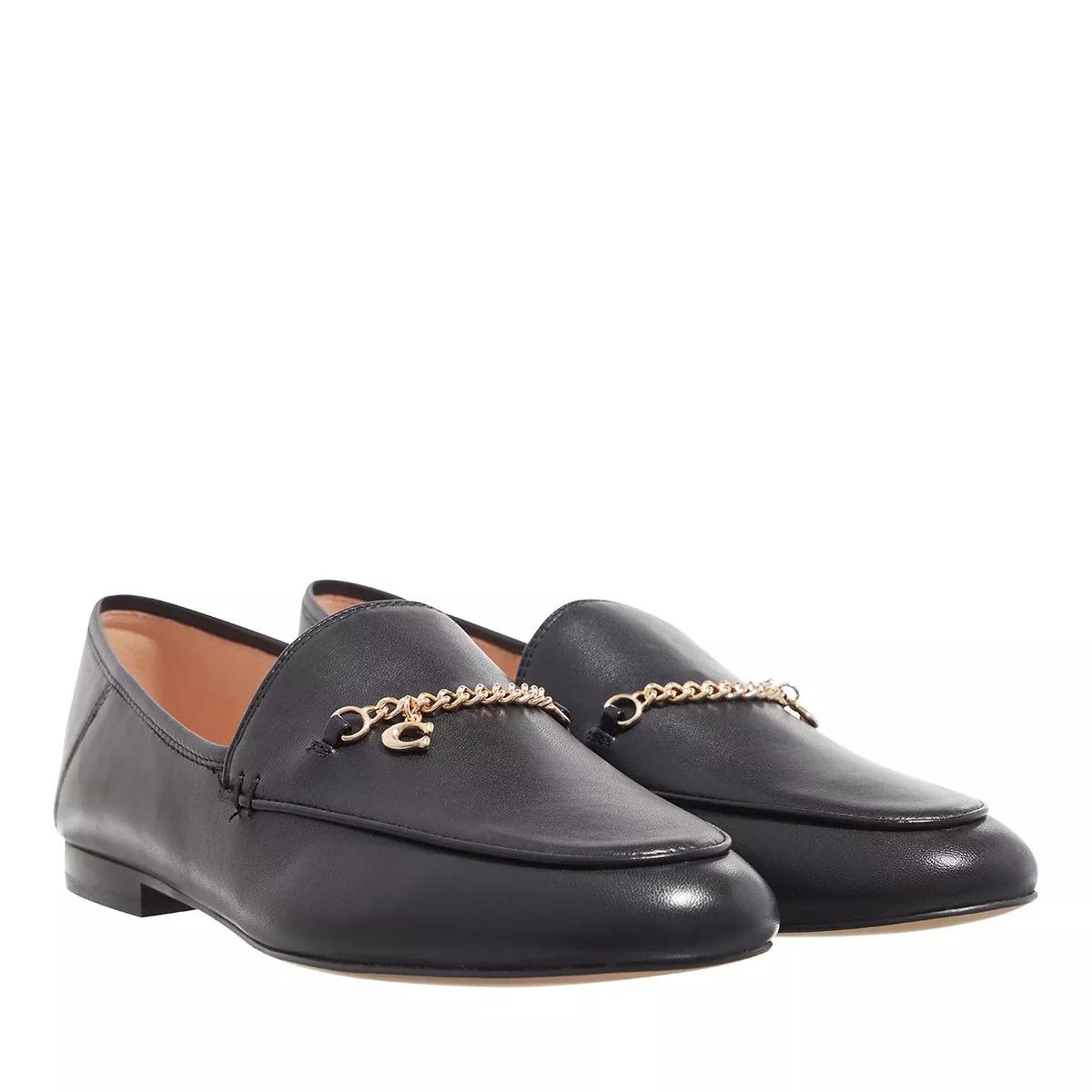 Coach Loafers & Ballerinas - Hanna Leather Loafer - Gr. 37,5 (EU) - in Schwarz - für Damen von Coach