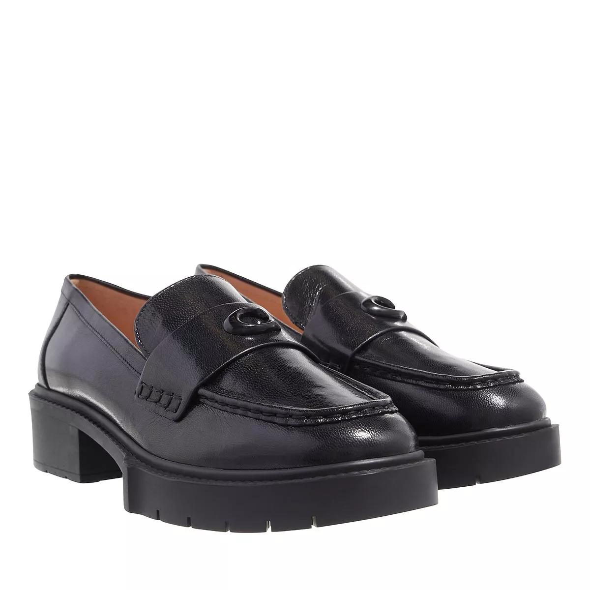 Coach Loafers & Ballerinas - Leah Leather Loafer - Gr. 38,5 (EU) - in Schwarz - für Damen von Coach