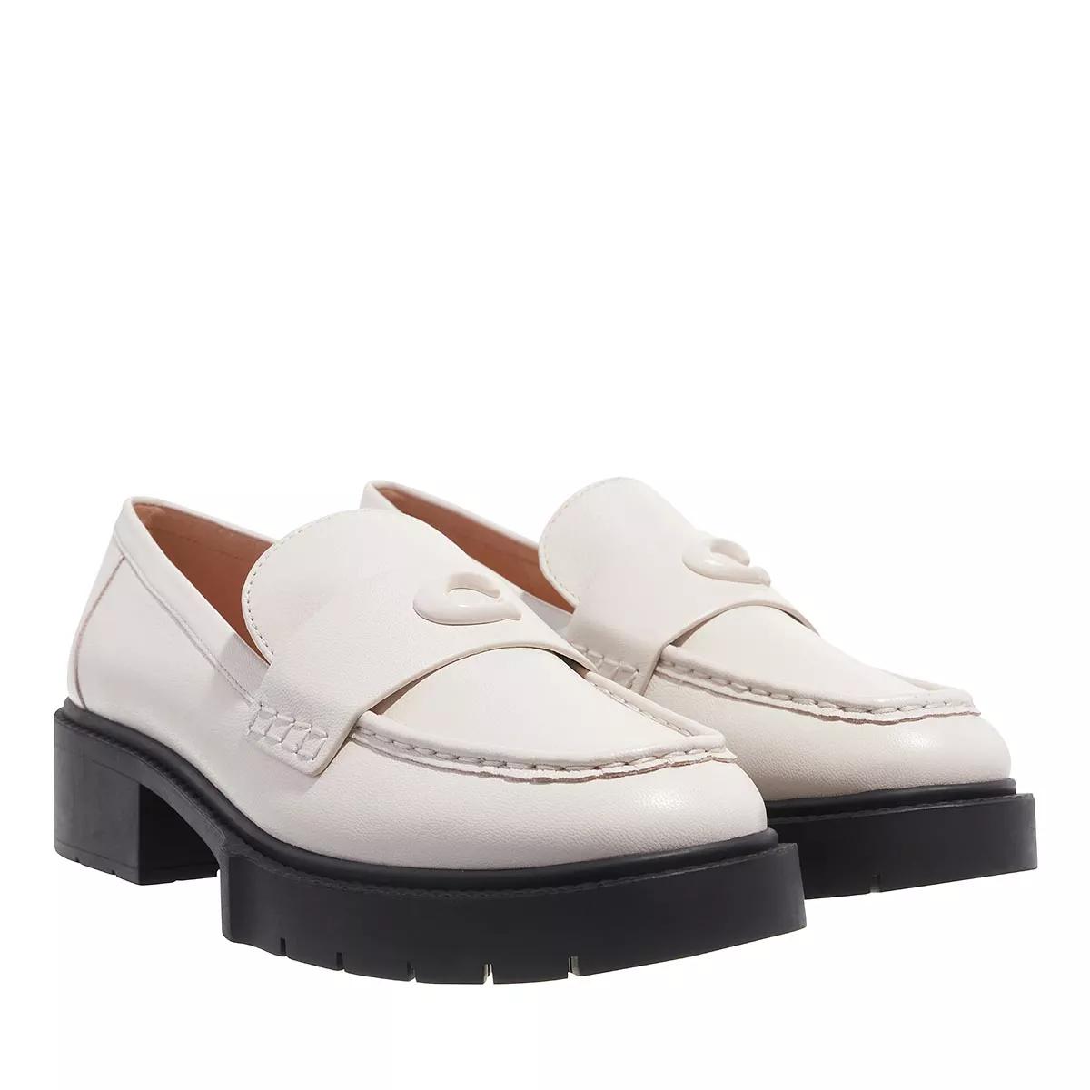 Coach Loafers & Ballerinas - Leah Leather Loafer - Gr. 38 (EU) - in Creme - für Damen von Coach