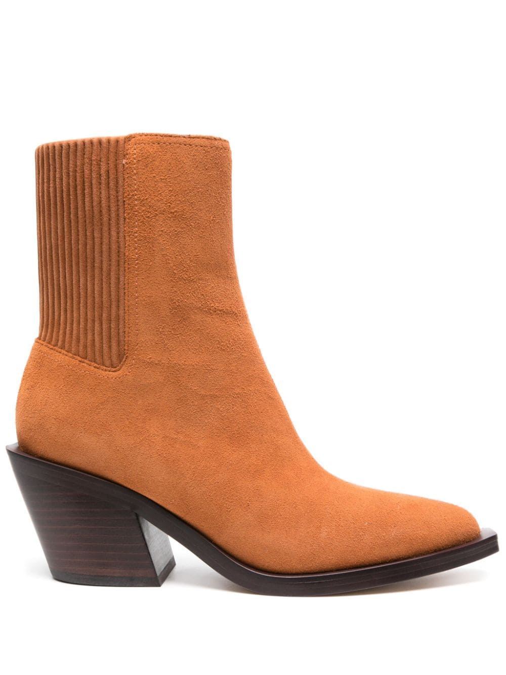 Coach Prestyn 80mm suede ankle boots - Orange von Coach