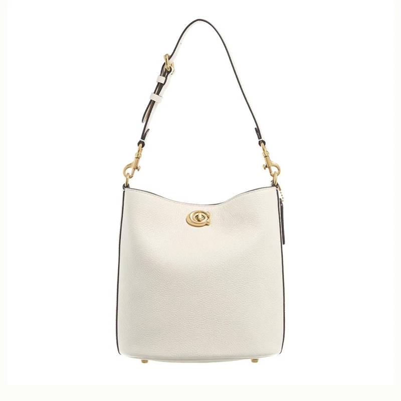 Coach Schultertasche - Polished Pebble Soft Willow 19 - Gr. unisize - in Creme - für Damen von Coach