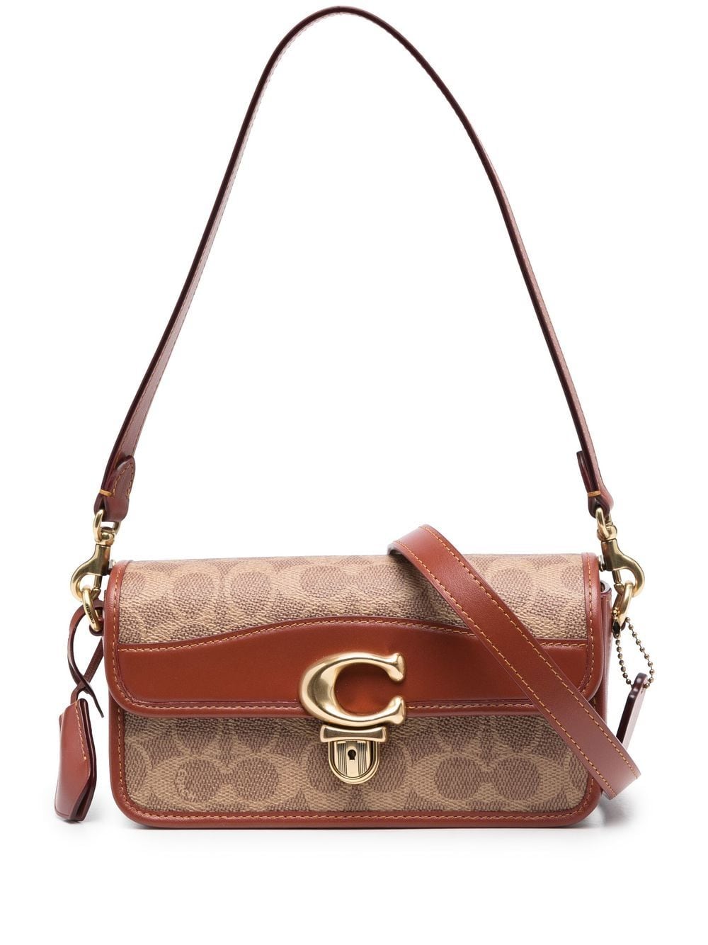 Coach Studio canvas shoulder bag - Brown von Coach