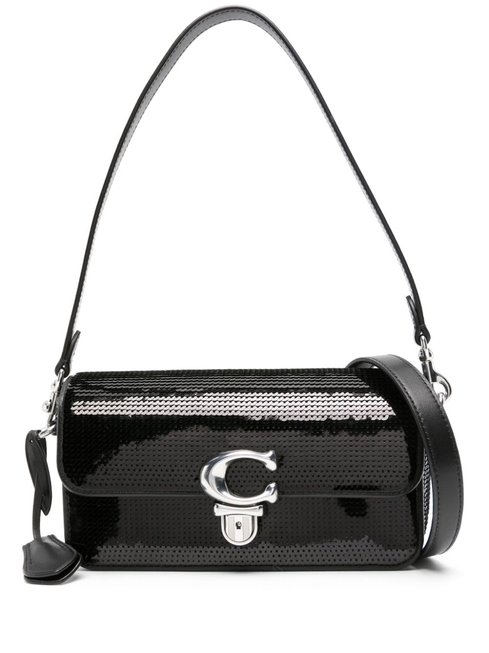 Coach Studio sequin-embellished shoulder bag - Black von Coach