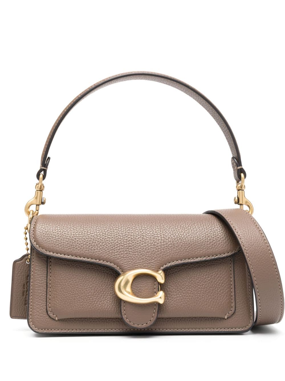 Coach Tabby pebbled-leather tote bag - Brown von Coach