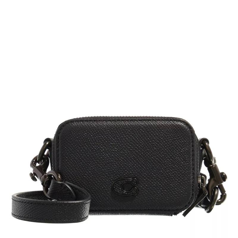 Coach Umhängetasche - Crossbody Pouch In Crossgrain Leather - Gr. unisize - in Schwarz - für Damen von Coach