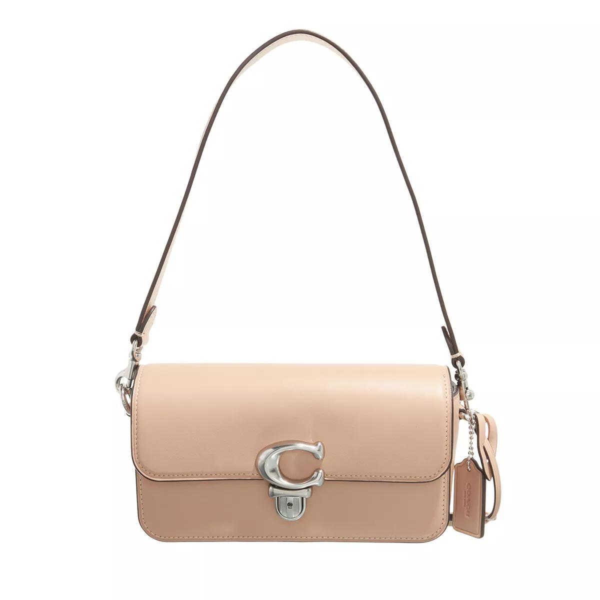 Coach Umhängetasche - Glovetanned Leather Studio Baguette Bag - Gr. unisize - in Beige - für Damen von Coach