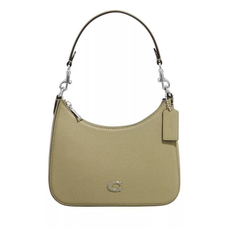 Coach Umhängetasche - Hobo Crossbody In Crossgrain - Gr. unisize - in Grün - für Damen von Coach