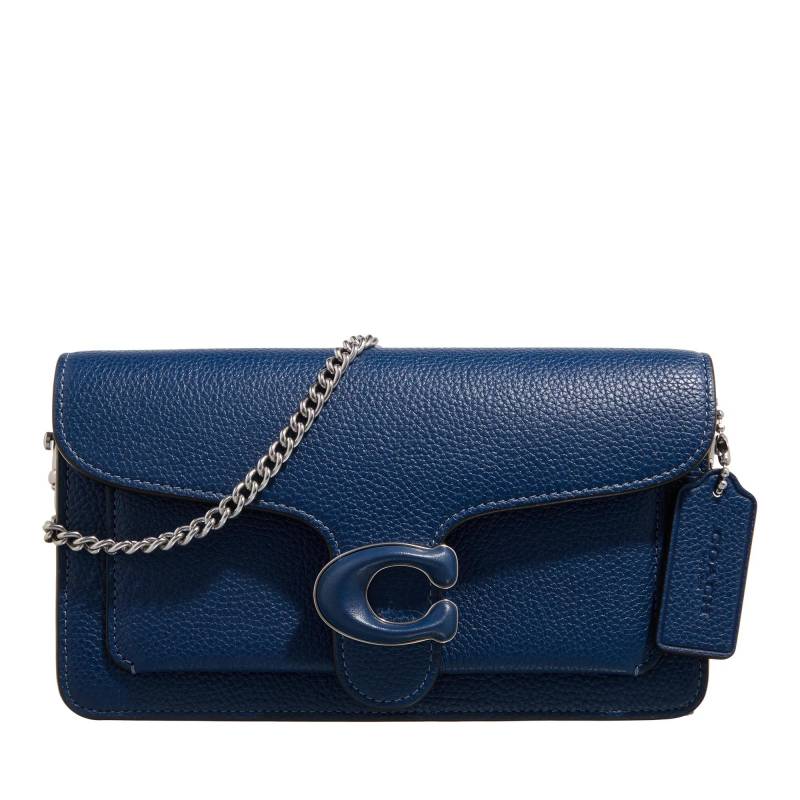 Coach Schultertasche - Leather Covered C Closure Tabby Chain Clutch - Gr. unisize - in Blau - für Damen von Coach