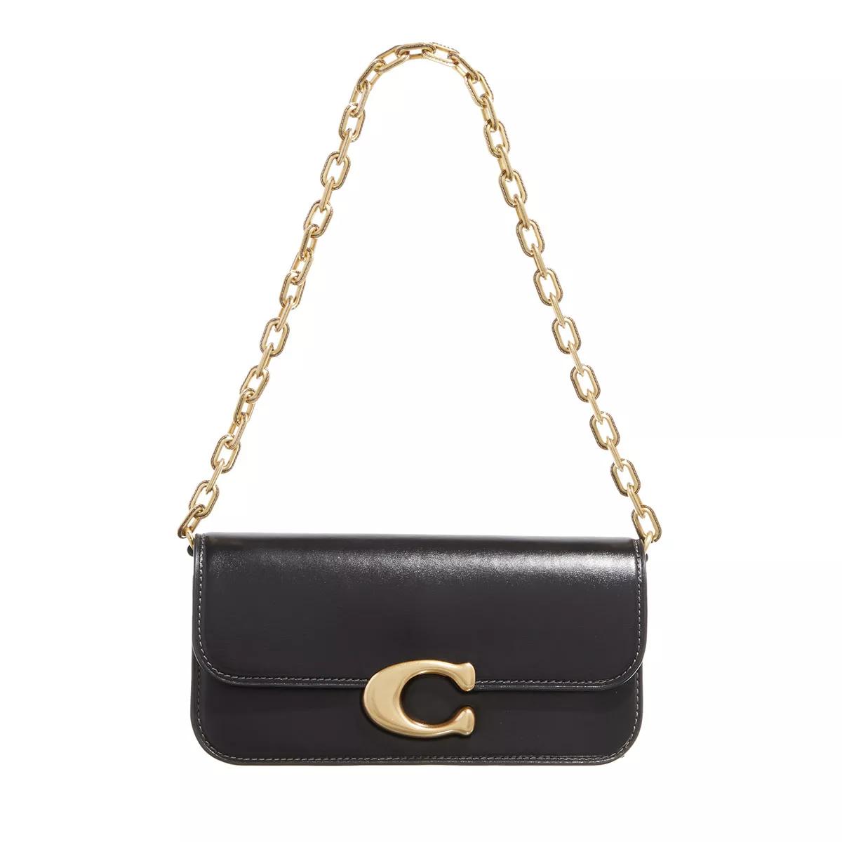 Coach Umhängetasche - Luxe Refined Calf Idol Bag 23 - Gr. unisize - in Schwarz - für Damen von Coach