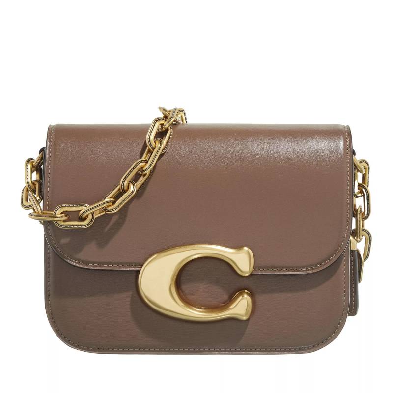 Coach Umhängetasche - Luxe Refined Calf Idol Bag - Gr. unisize - in Taupe - für Damen von Coach