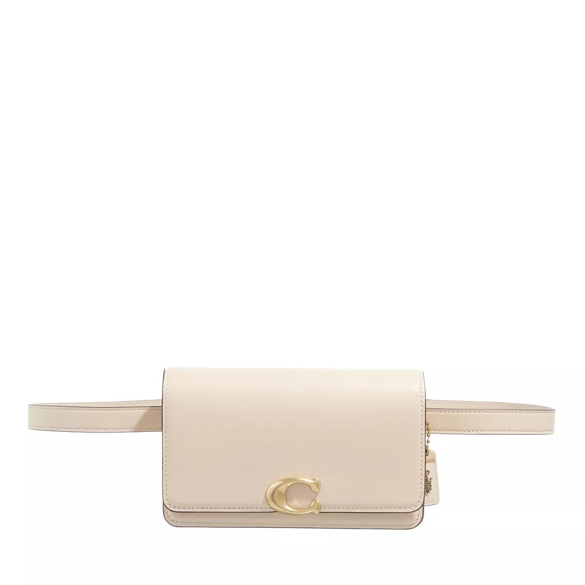 Coach Umhängetasche - Luxe Refined Calf Leather Bandit Belt Bag - Gr. unisize - in Creme - für Damen von Coach