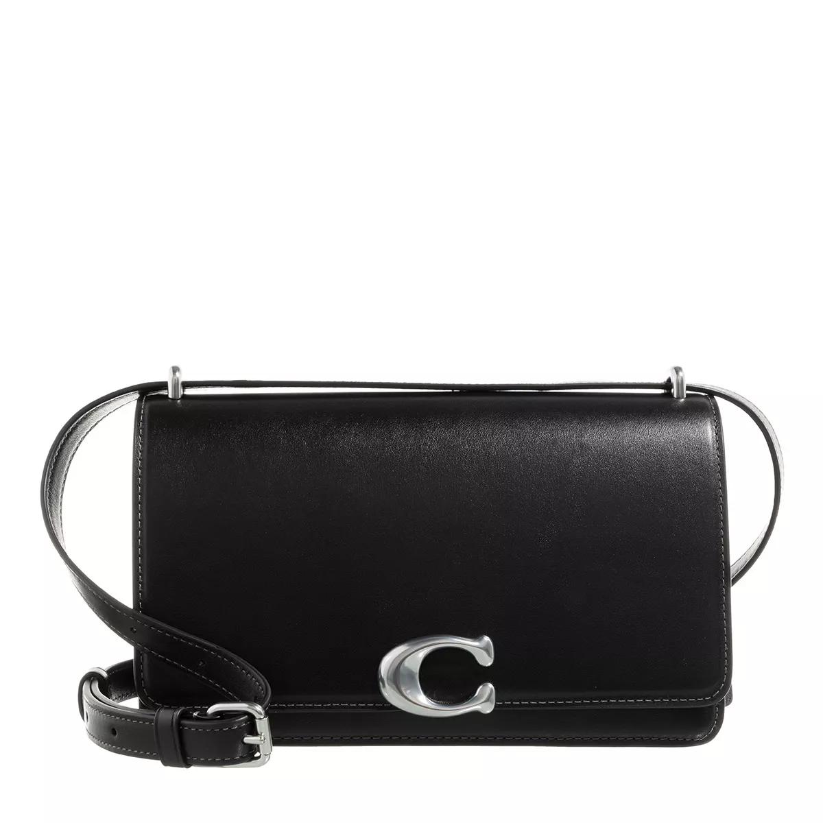 Coach Umhängetasche - Luxe Refined Calf Leather Bandit Shoulder Bag - Gr. unisize - in Schwarz - für Damen von Coach