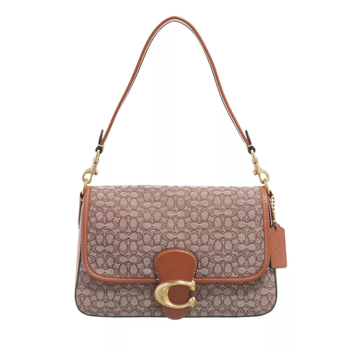 Coach Umhängetasche - Mini Signature Jacquard Soft Tabby Shoulder Bag - Gr. unisize - in Braun - für Damen von Coach