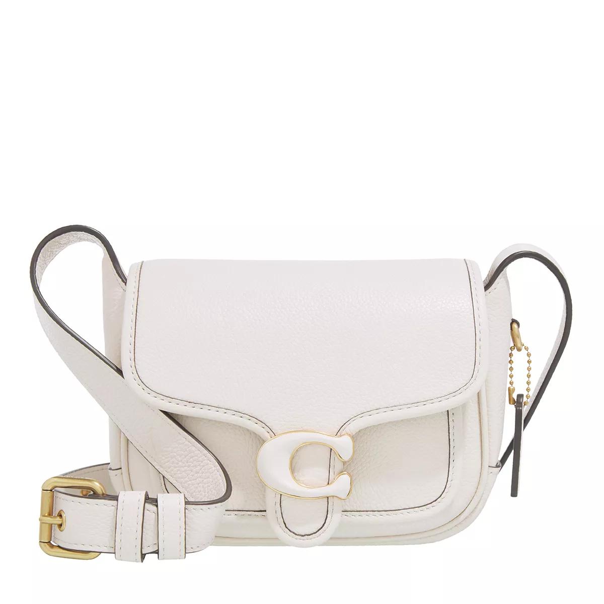 Coach Umhängetasche - Polished Pebble Tabby Messenger 19 - Gr. unisize - in Creme - für Damen von Coach