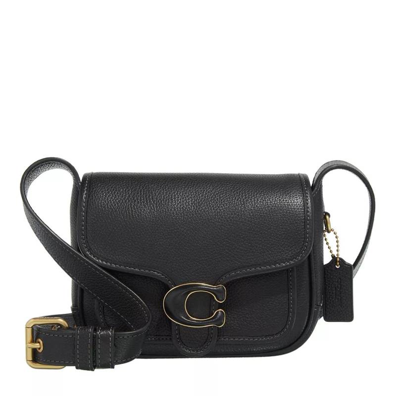 Coach Umhängetasche - Polished Pebble Tabby Messenger 19 - Gr. unisize - in Schwarz - für Damen von Coach