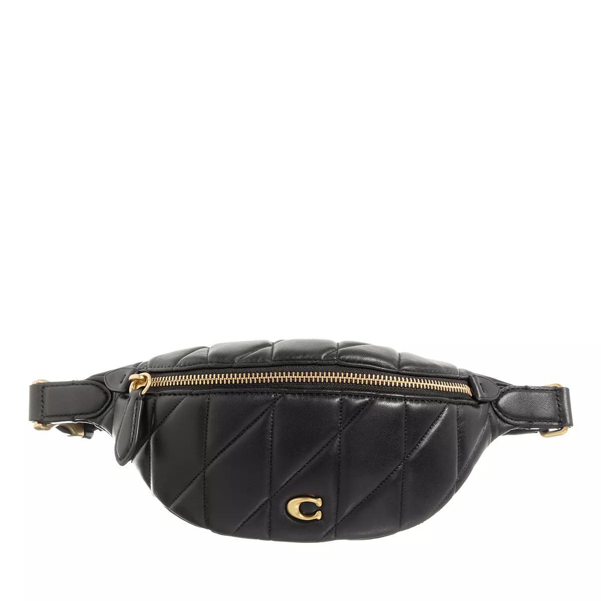 Coach Umhängetasche - Quilted Pillow Leather Essential Belt Bag - Gr. ONE - in Schwarz - für Damen von Coach