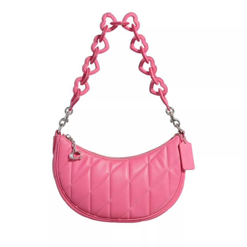 Coach Umhängetasche - Quilted Pillow Leather Mira Shoulder Bag With - Gr. unisize - in Rosa - für Damen von Coach