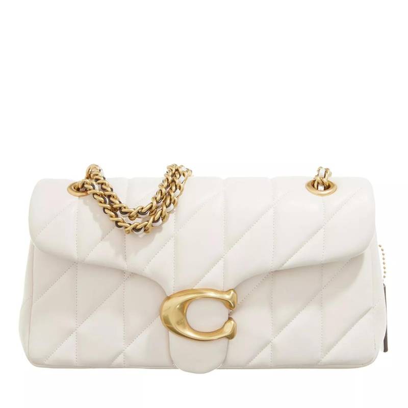 Coach Umhängetasche - Quilted Tabby Shoulder Bag 26 With Chain - Gr. unisize - in Creme - für Damen von Coach