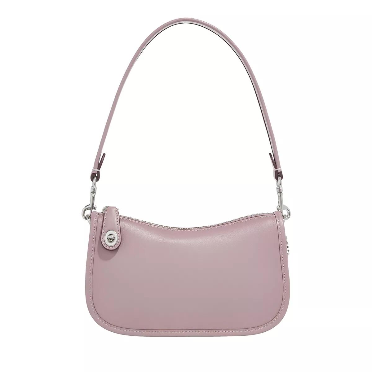 Coach Umhängetasche - The Coach Originals Glovetanned Leather Swinger 20 - Gr. unisize - in Violett - für Damen von Coach