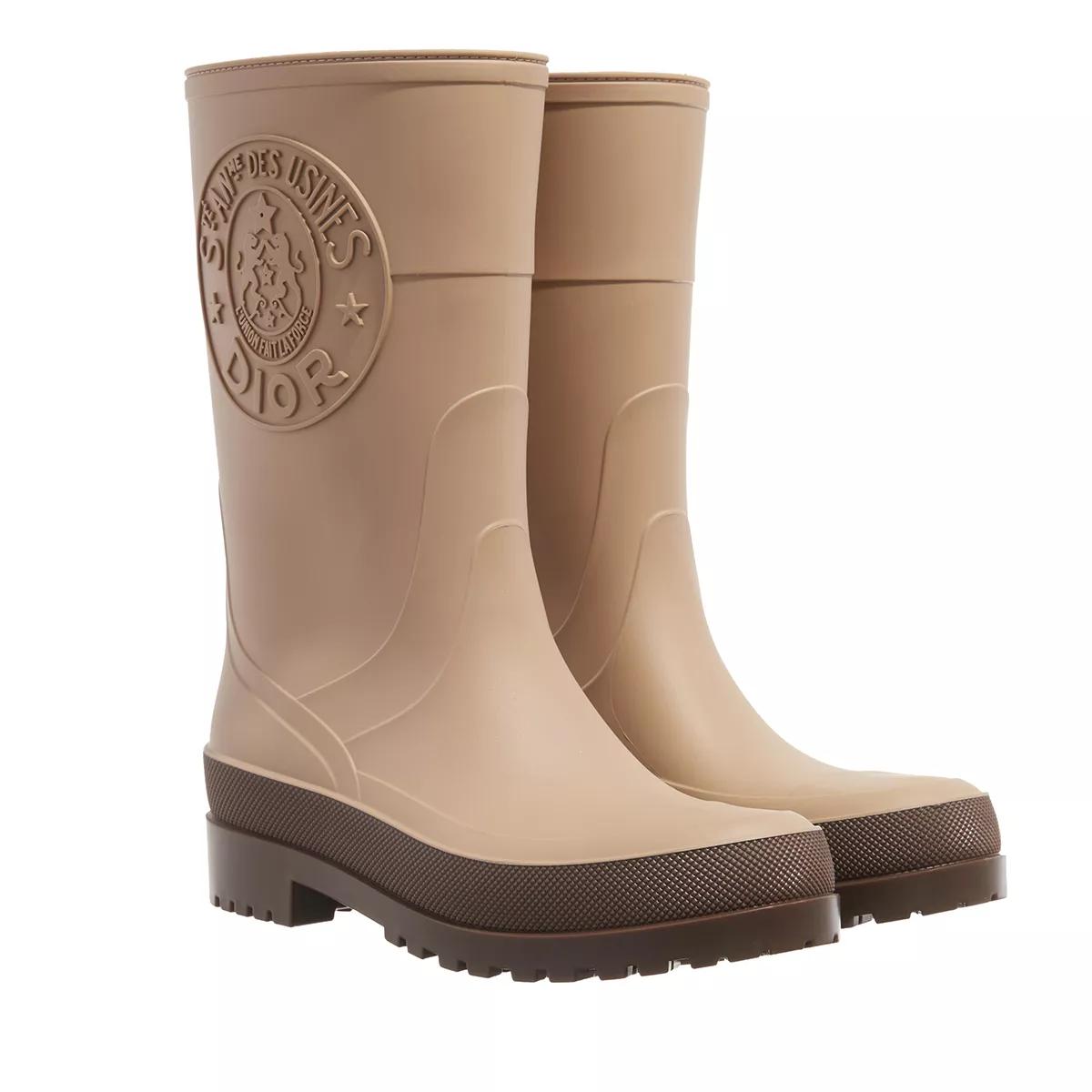 Christian Dior Boots & Stiefeletten - Diorunion Rain Boot - Gr. 36 (EU) - in Beige - für Damen von Christian Dior