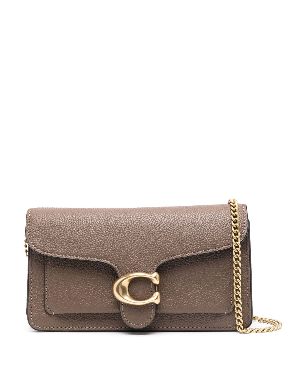 Coach logo plaque crossbody bag - Brown von Coach