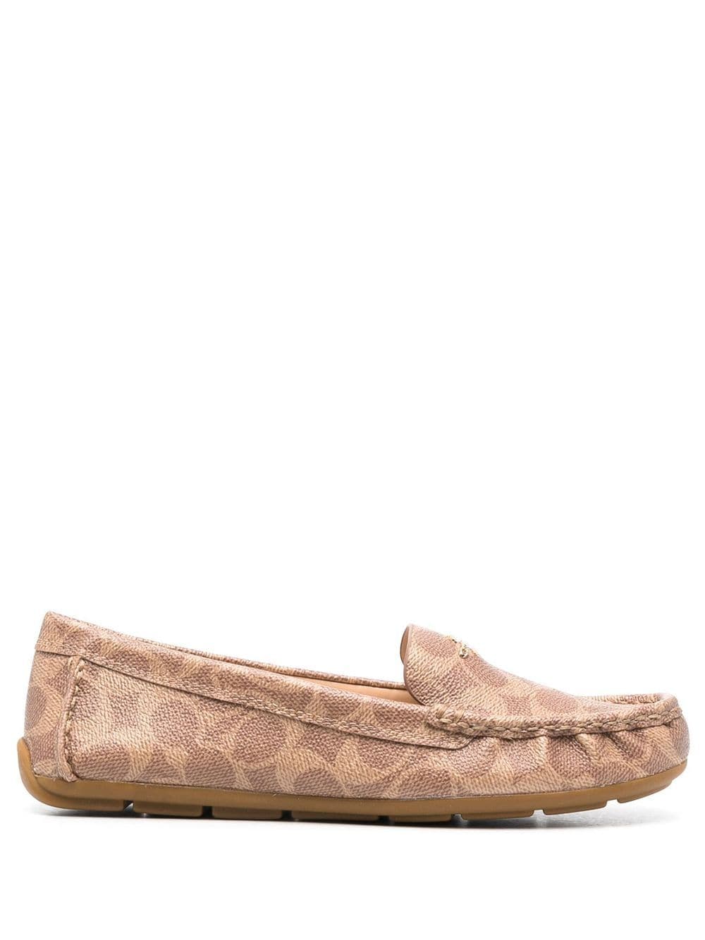 Coach logo-print slip-on loafers - Neutrals von Coach