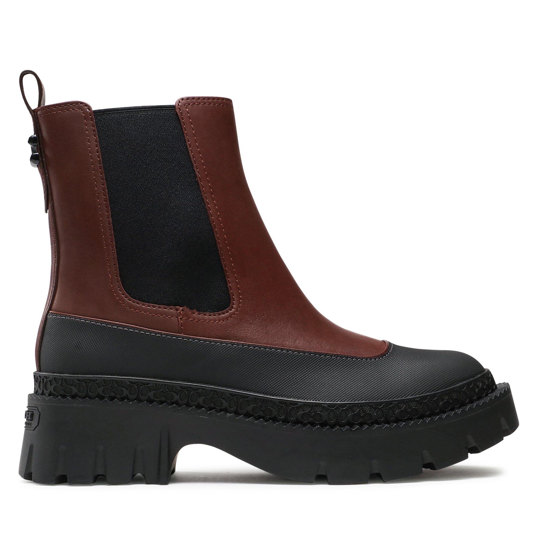 Stiefeletten Coach Jayla Leather Bootie CM770 Braun Stiefeletten Coach Jayla Leather Bootie CM770 Braun von Coach