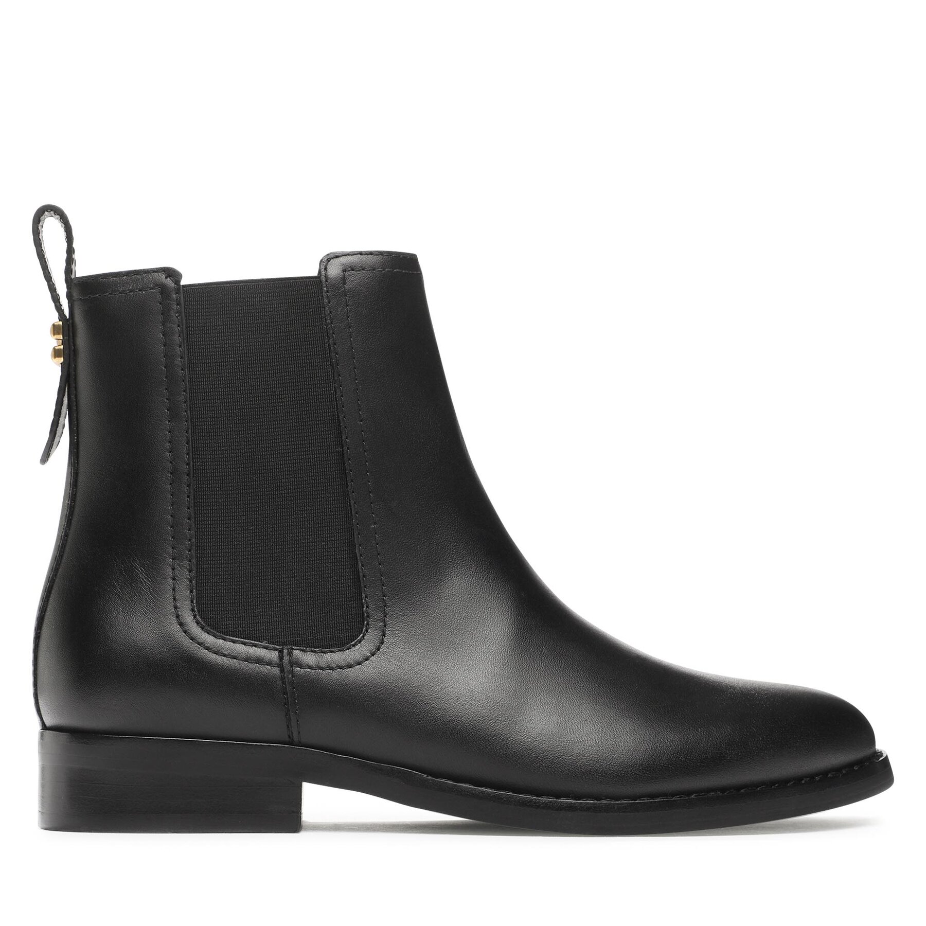 Klassische Stiefeletten Coach Maeve Lth Bootie CN143 Black BLK von Coach