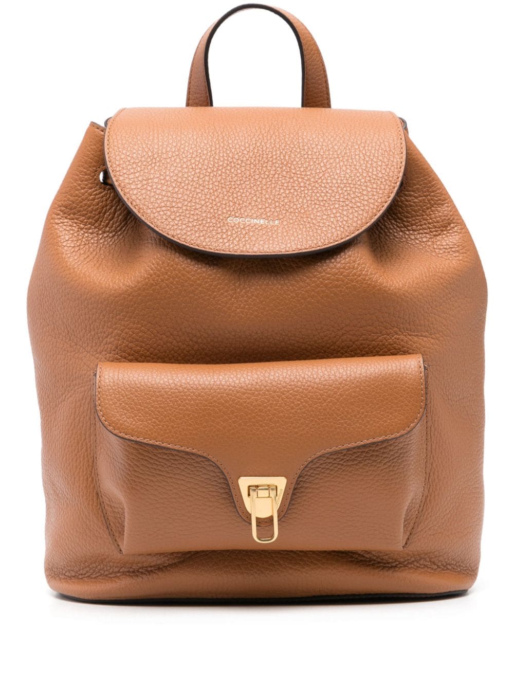 Coccinelle Beat leather backpack - Brown von Coccinelle