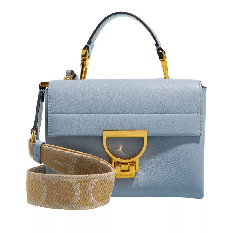 Coccinelle Henkeltasche - Arlettis Signature Handbag - Gr. unisize - in Blau - für Damen von Coccinelle