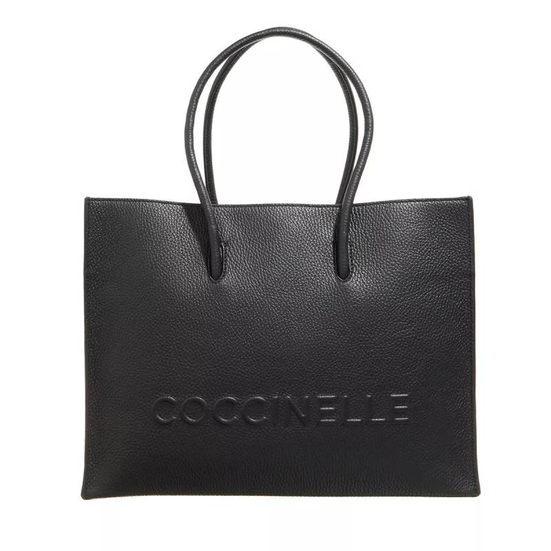 Coccinelle Henkeltasche - Myrtha Maxi Log Handbag - Gr. unisize - in Schwarz - für Damen von Coccinelle