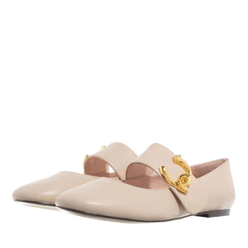Coccinelle Hohe Schuhe - Coccinelle C-Me Smooth - Gr. 38 (EU) - in Beige - für Damen von Coccinelle